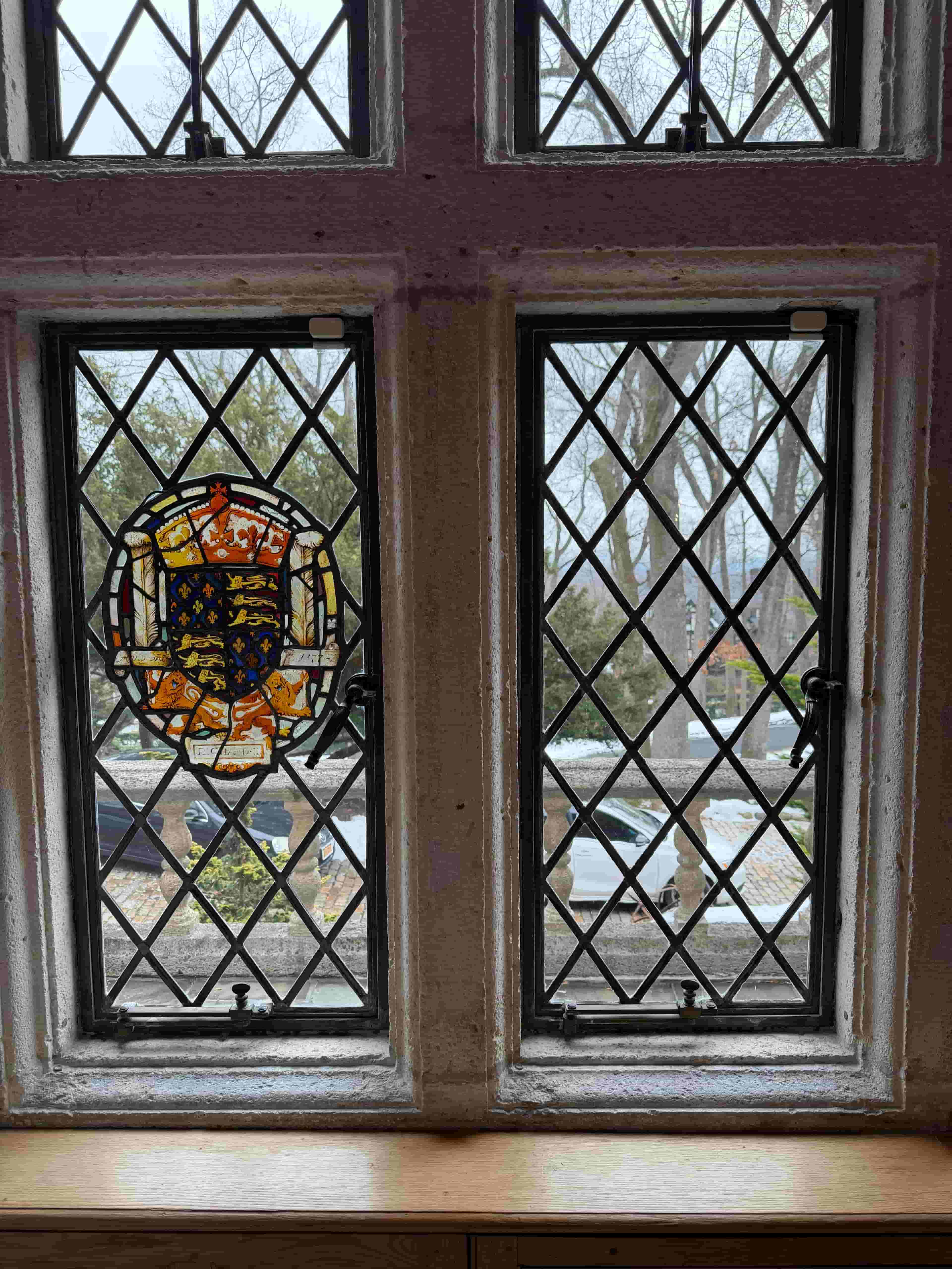 Stained Steel Window Restored