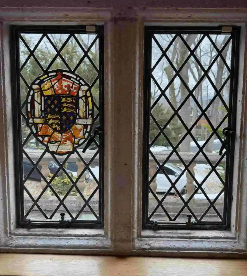 Stained Steel Window Restored